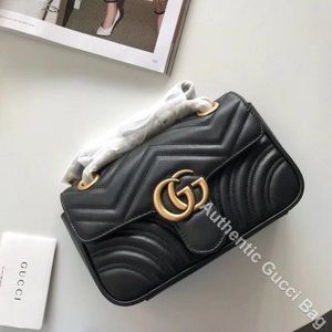 🎅GUCCI🎅GG Marmont Small Black